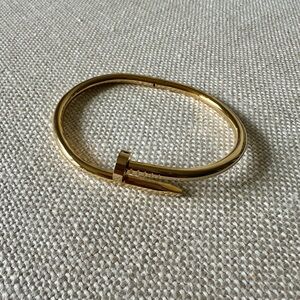 Bangle Nail Gold Color Bracelet Medium
